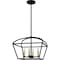 Quoizel Concho Bay Pendant 4 Lights Matte Black COB2816MBK - alternate 4